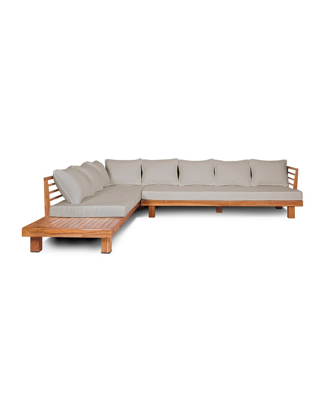 Go big or go Home beautiful corner sofa in teak wood