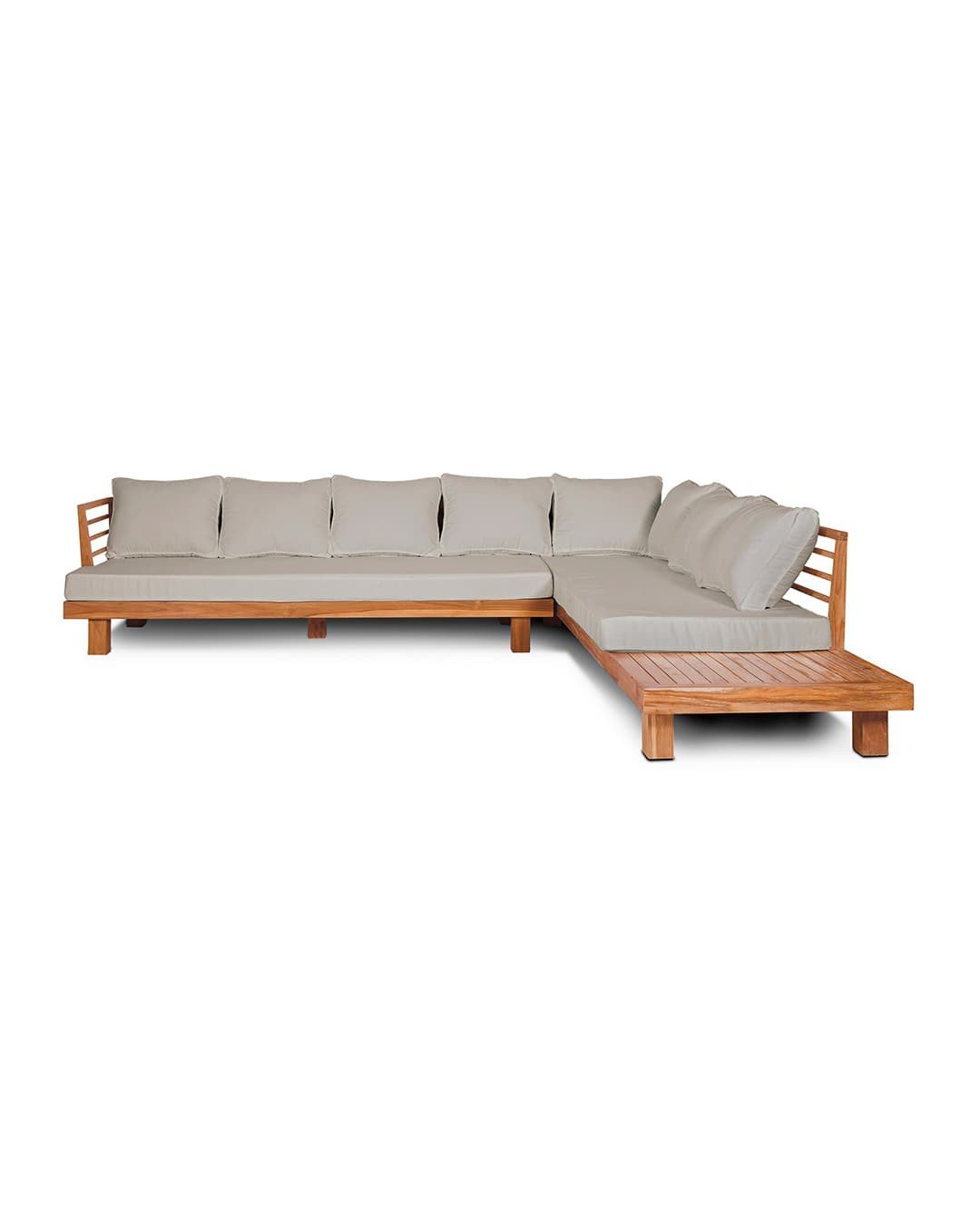 Go big or go Home beautiful corner sofa in teak wood