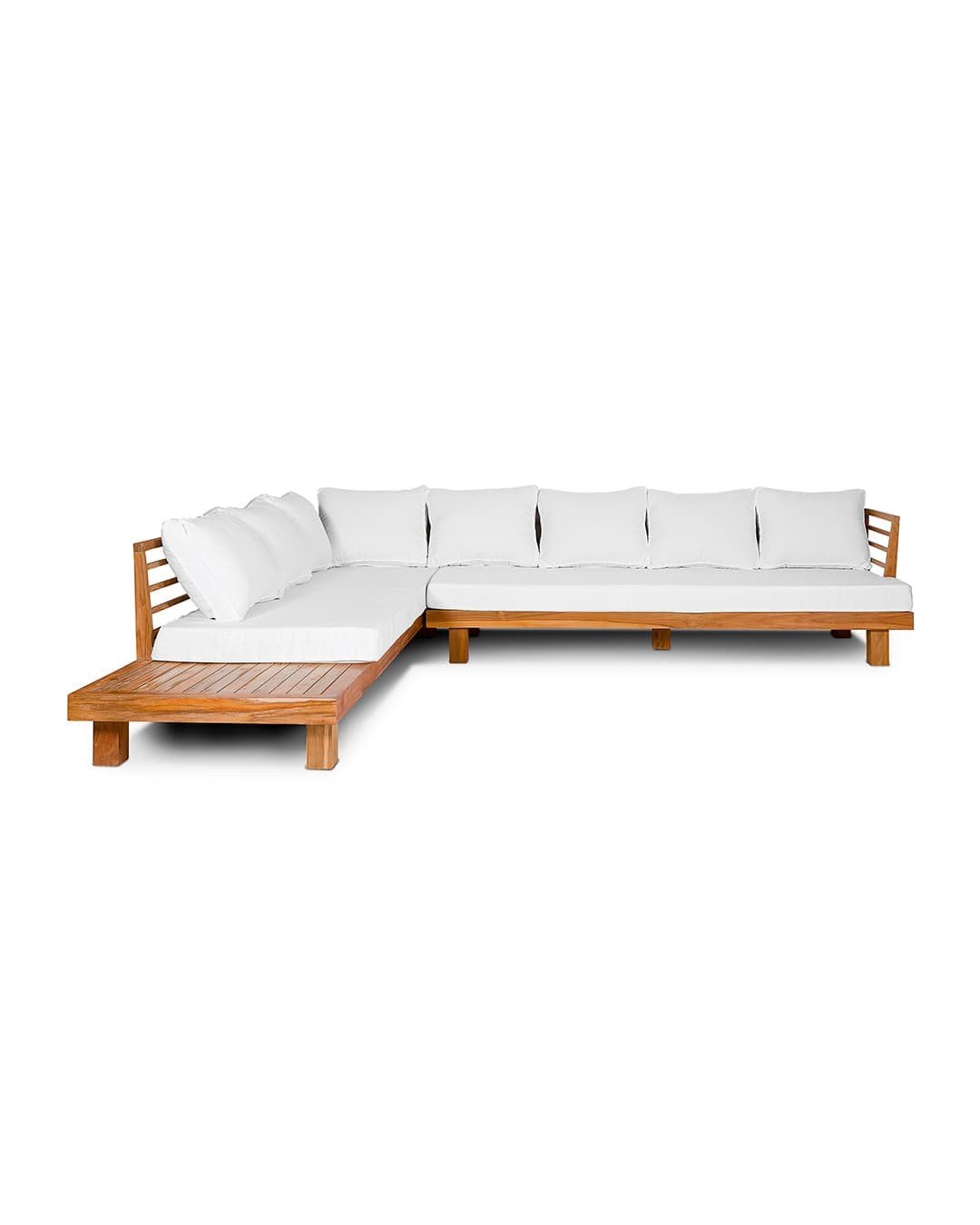 Go big or go Home beautiful corner sofa in teak wood