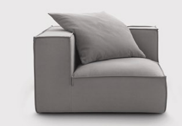 KUBIC modular sofa - end piece (110x110XH70)