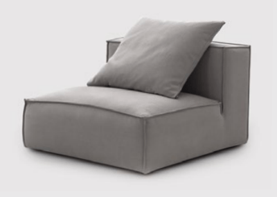 KUBIC modul sofa - midterstykke (105x110XH70)