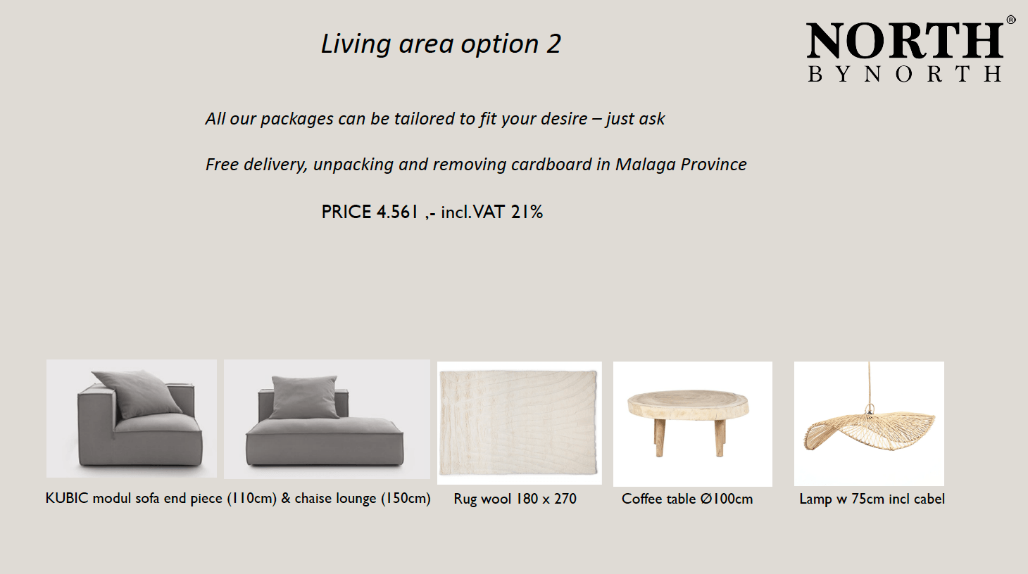 Living area option 2