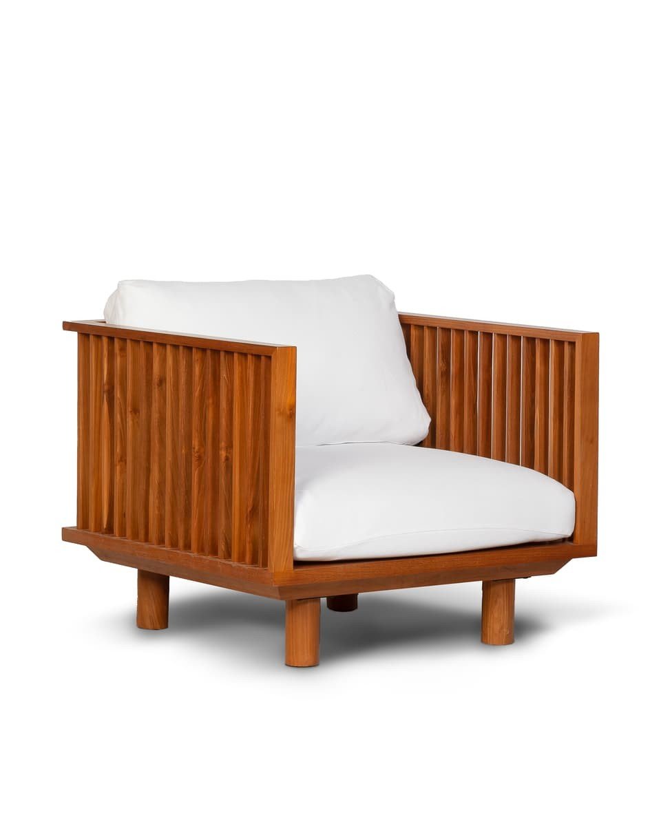 Smuk Teaktræ Lounge chair