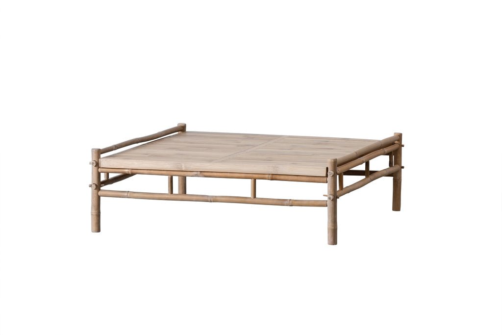 Ottoman / Lounge bord 112x111x43 - Northbynorth - Køb Bambusmøbler