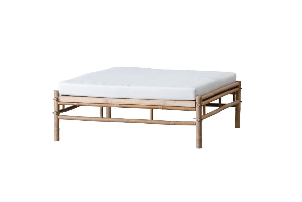 Ottoman / Lounge bord 112x111x43 - Northbynorth - Køb Bambusmøbler