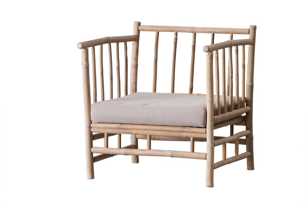 Cover til Bambus lounge chair - SWEET NOUGAT - Northbynorth - Køb Bambusmøbler