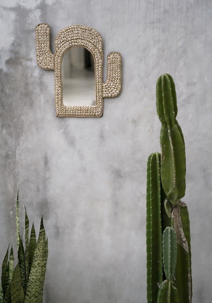 Cactus Shell Spiegel - Naturlig