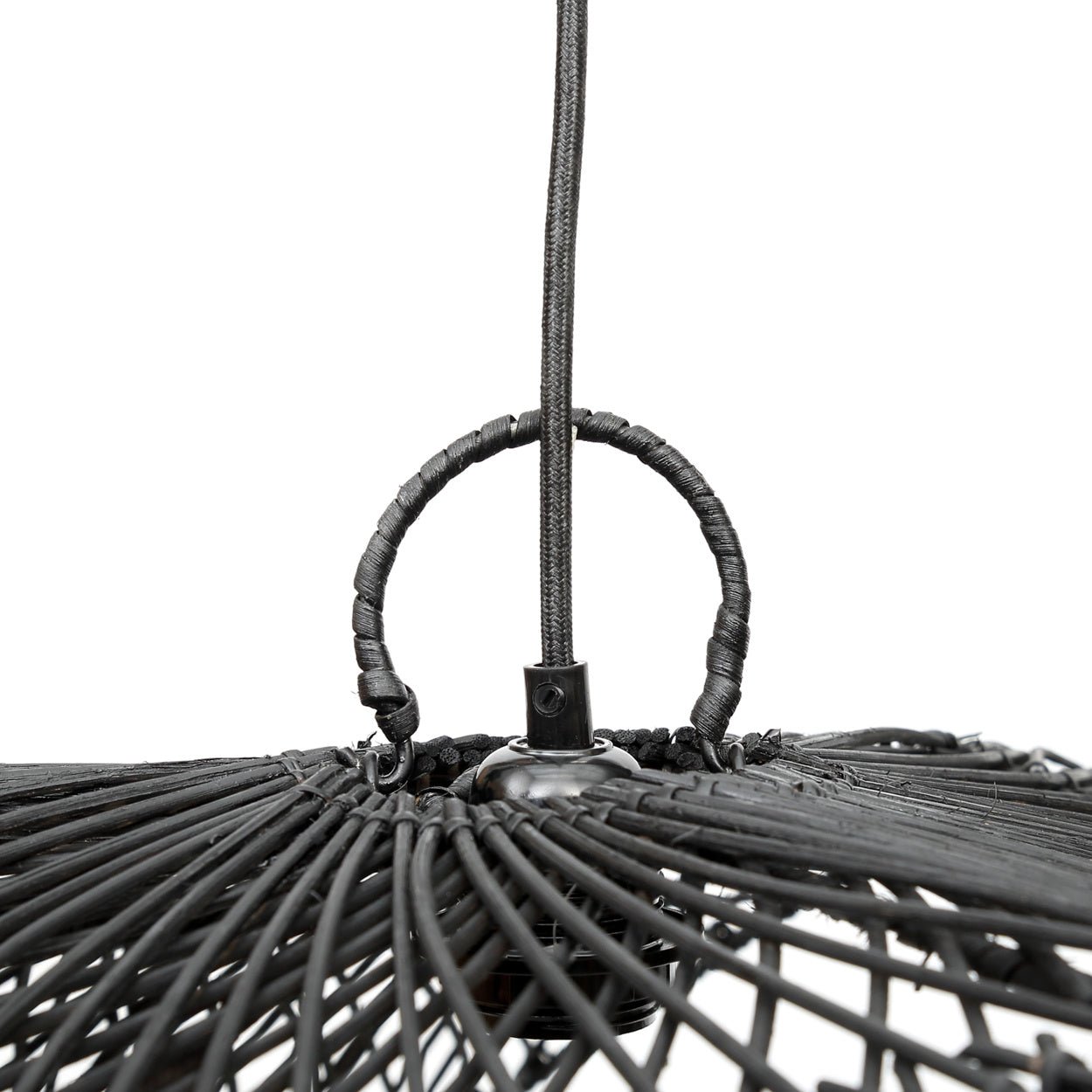 Lámpara colgante Chapeau - Negro