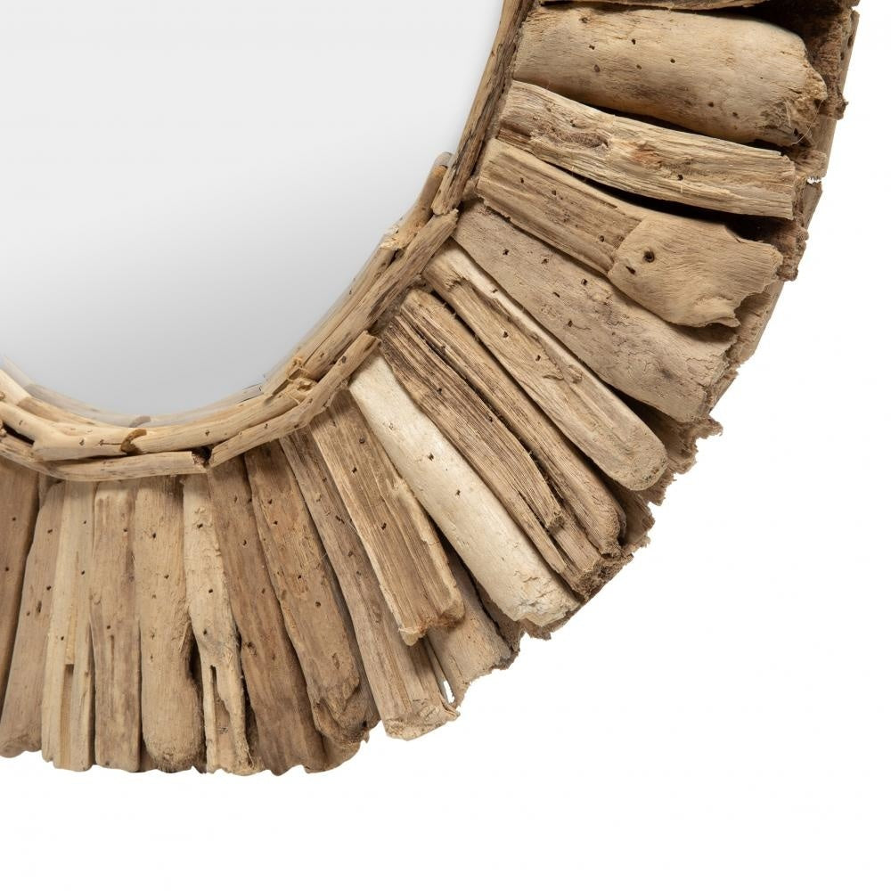 The Driftwood Crown Spiegel - Natural - M