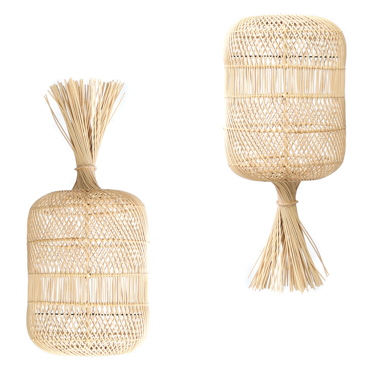 Dumpling hanging and floor lamp - Natural - M