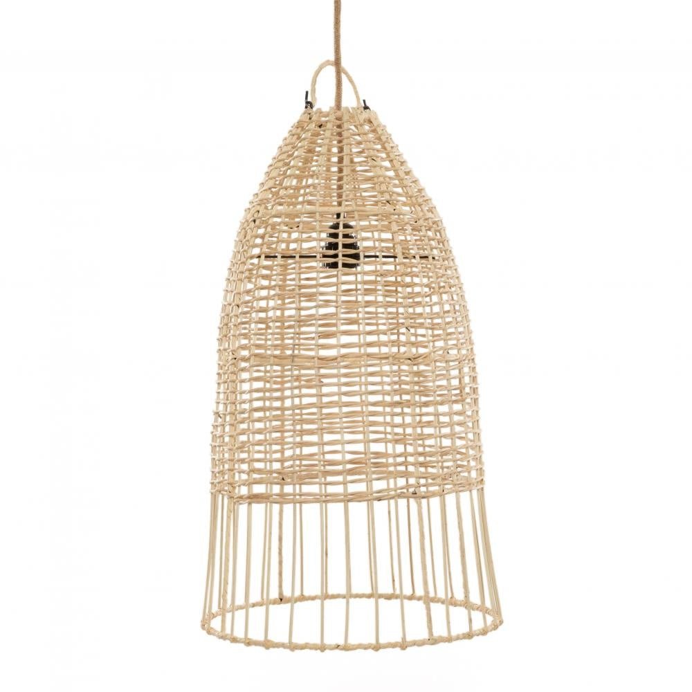 Elba hanging lamp - natural - M