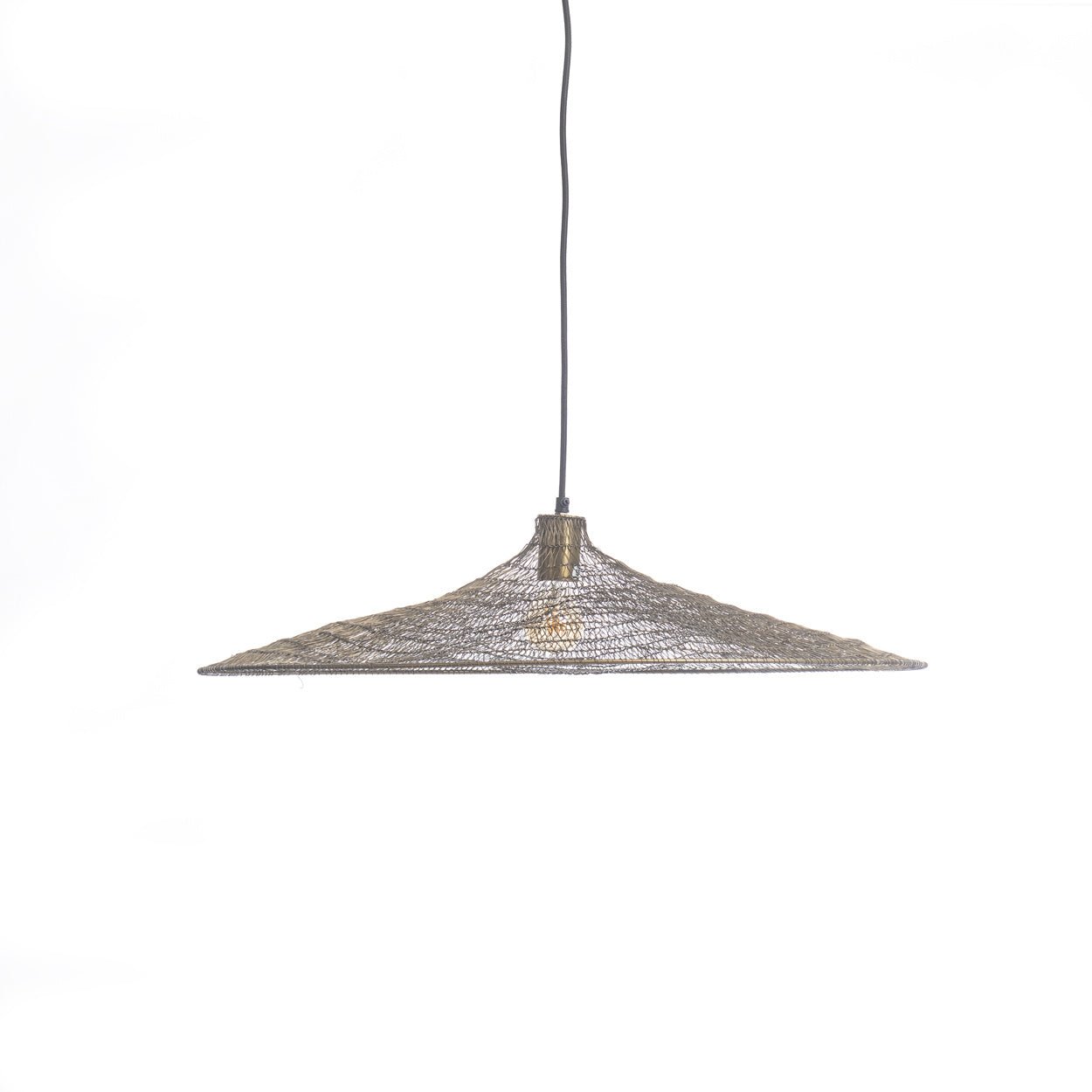 Namaste hanging lamp - brass - M