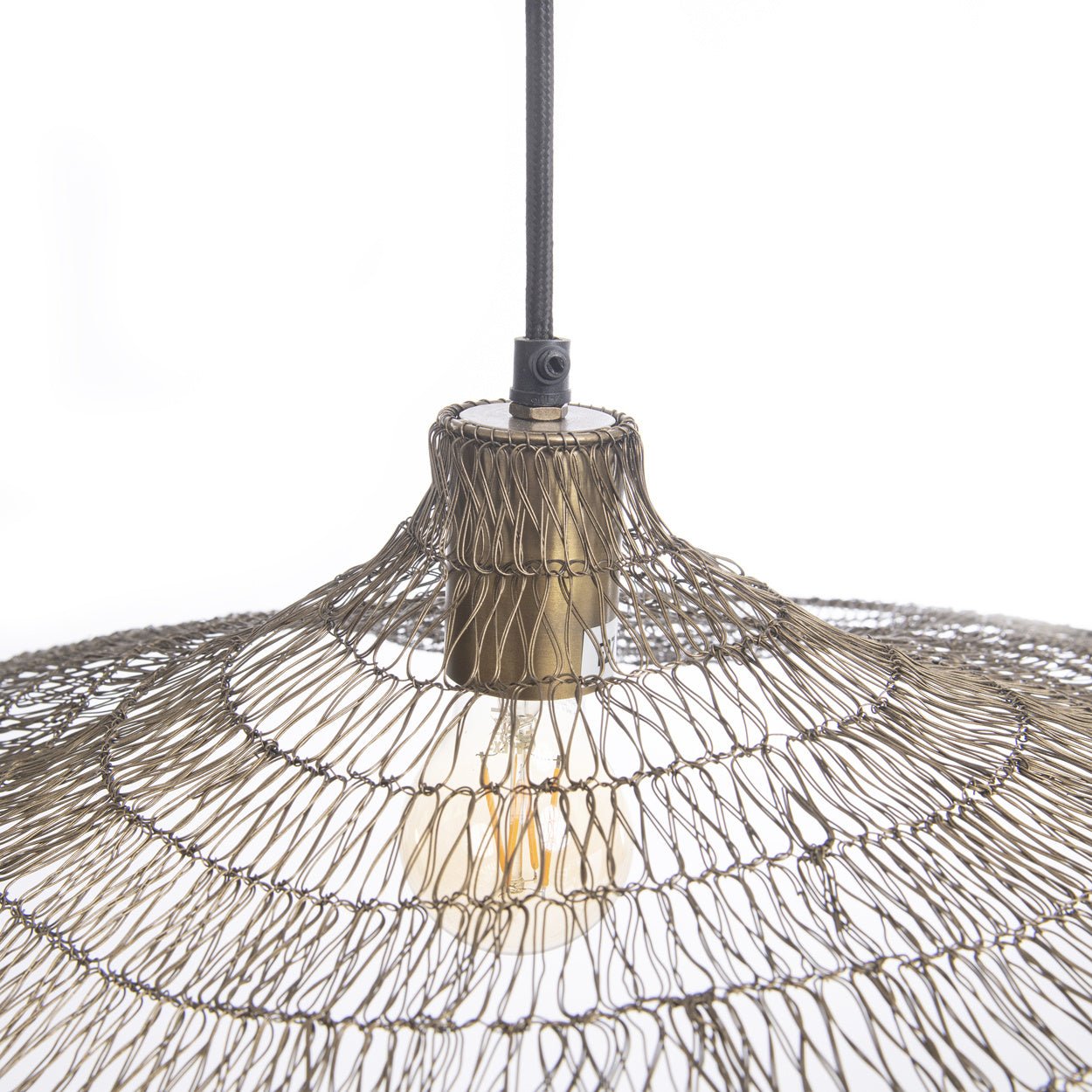 Namaste hanging lamp - brass - M