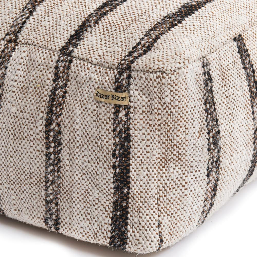 The Oh My Gee Pouf - Bohemian White