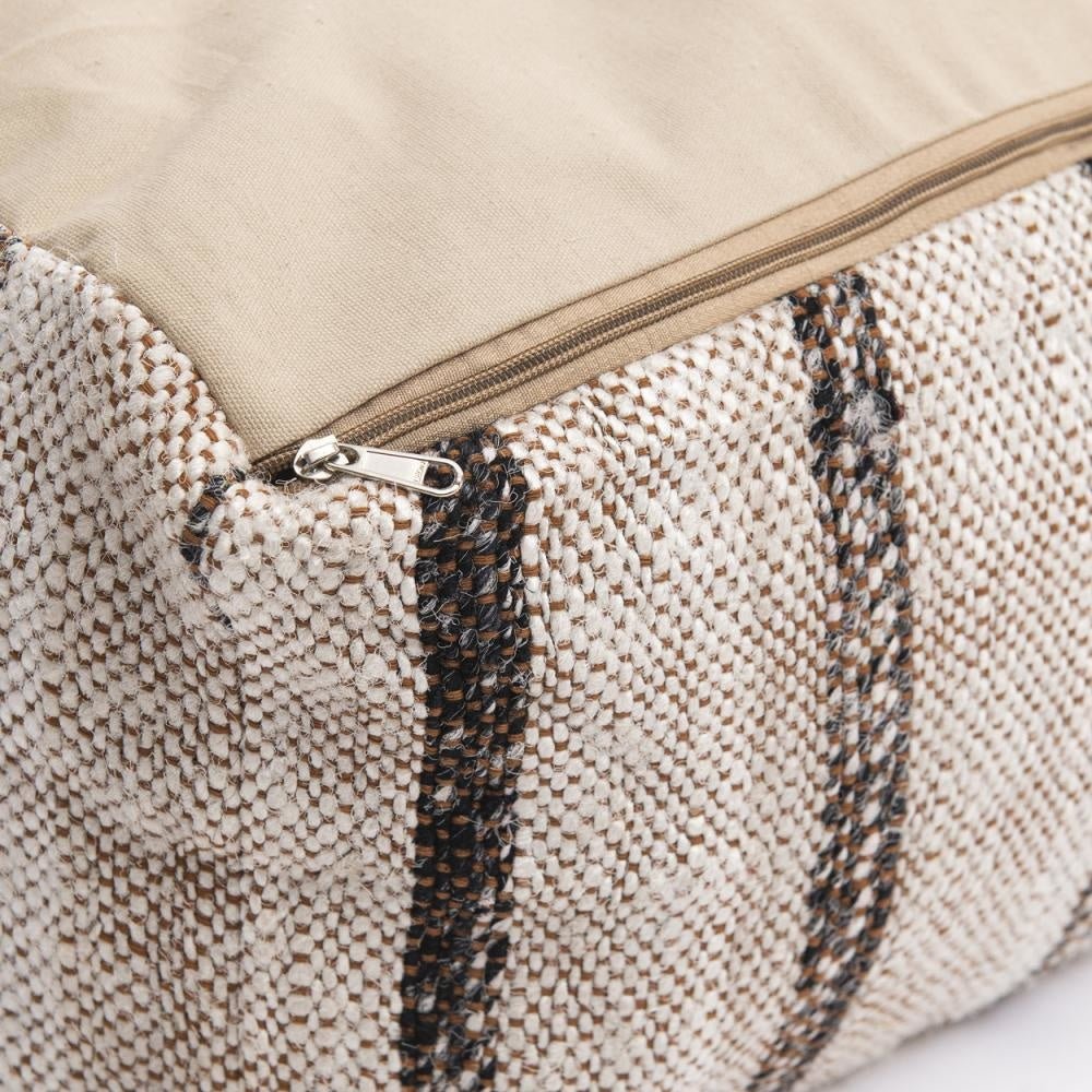The Oh My Gee Pouf - Bohemian White