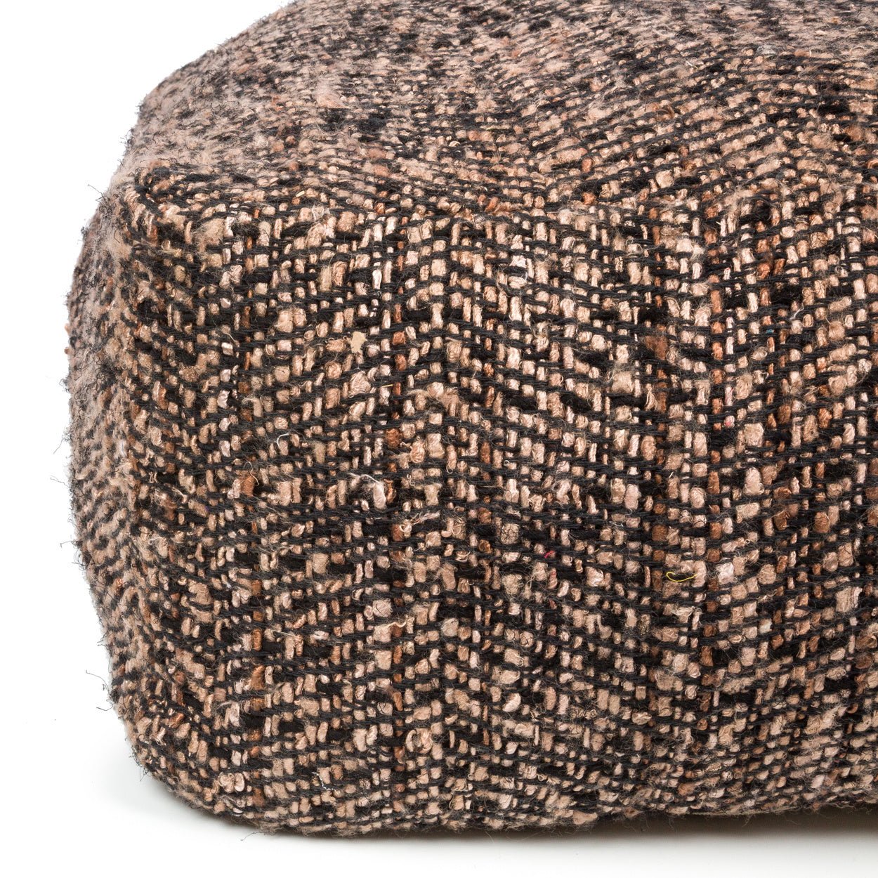 Oh My Gee pouf - black copper