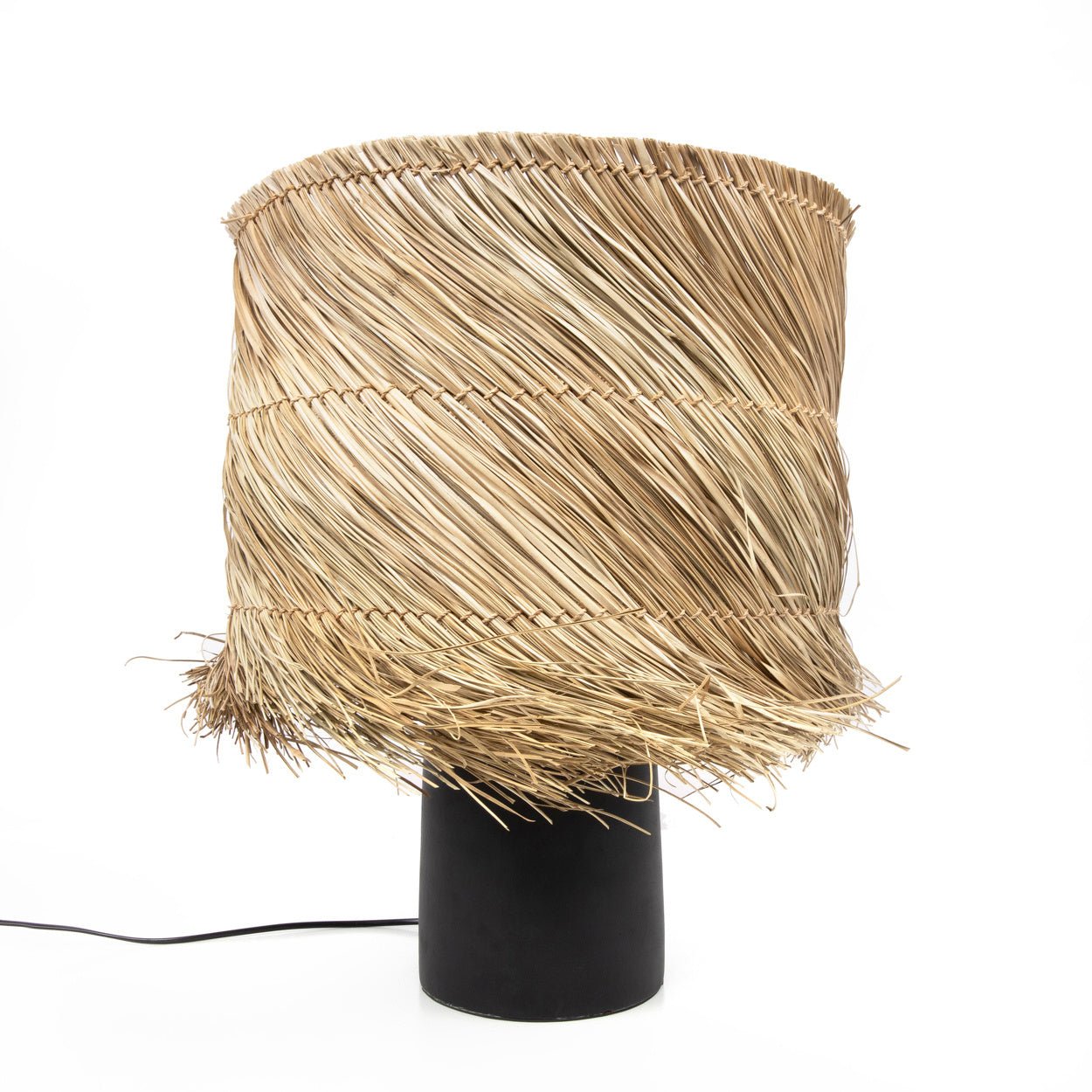 Pandan Bordlampe - Sort Natur