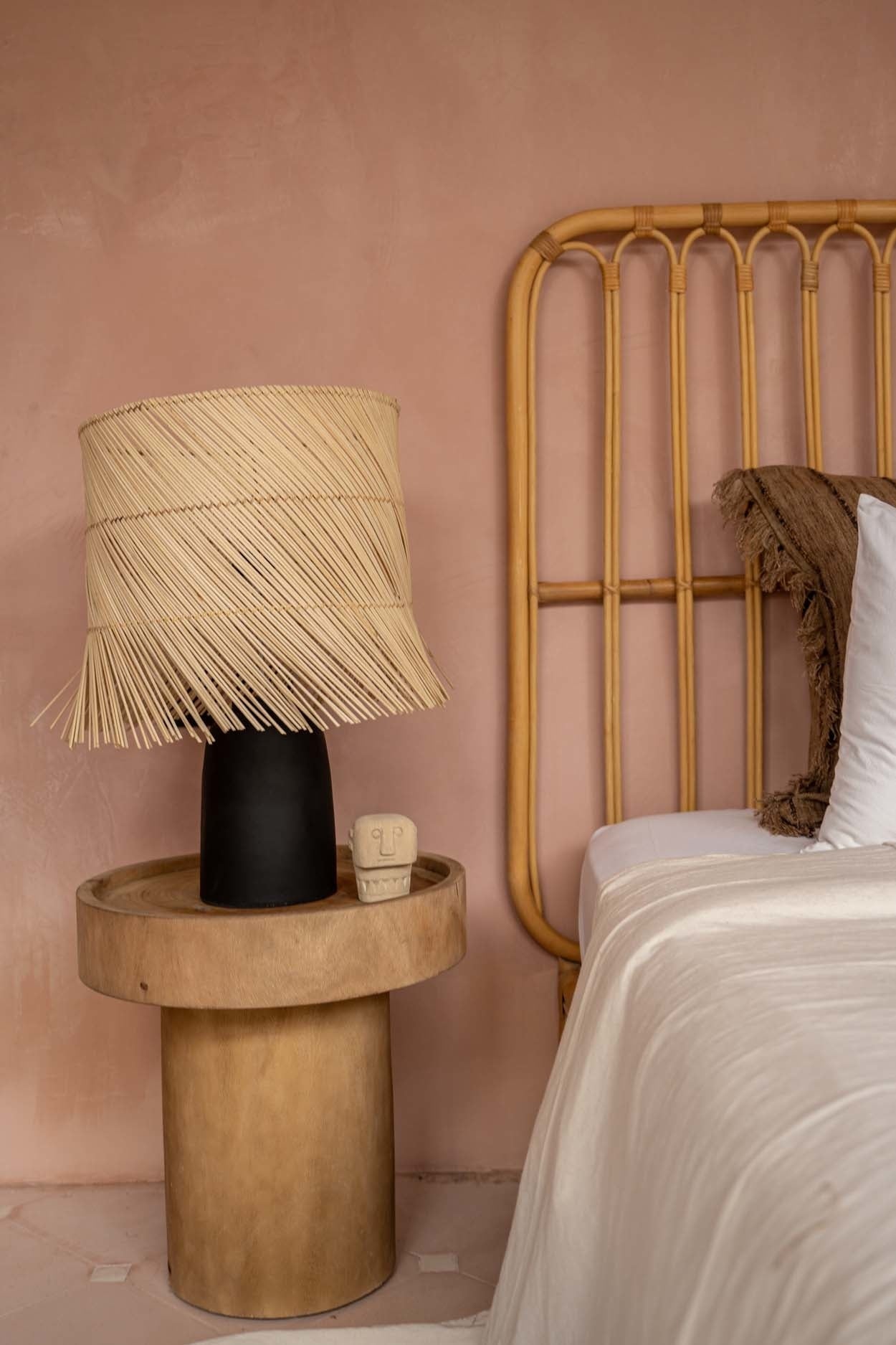 Pandan Bordlampe - Sort Natur