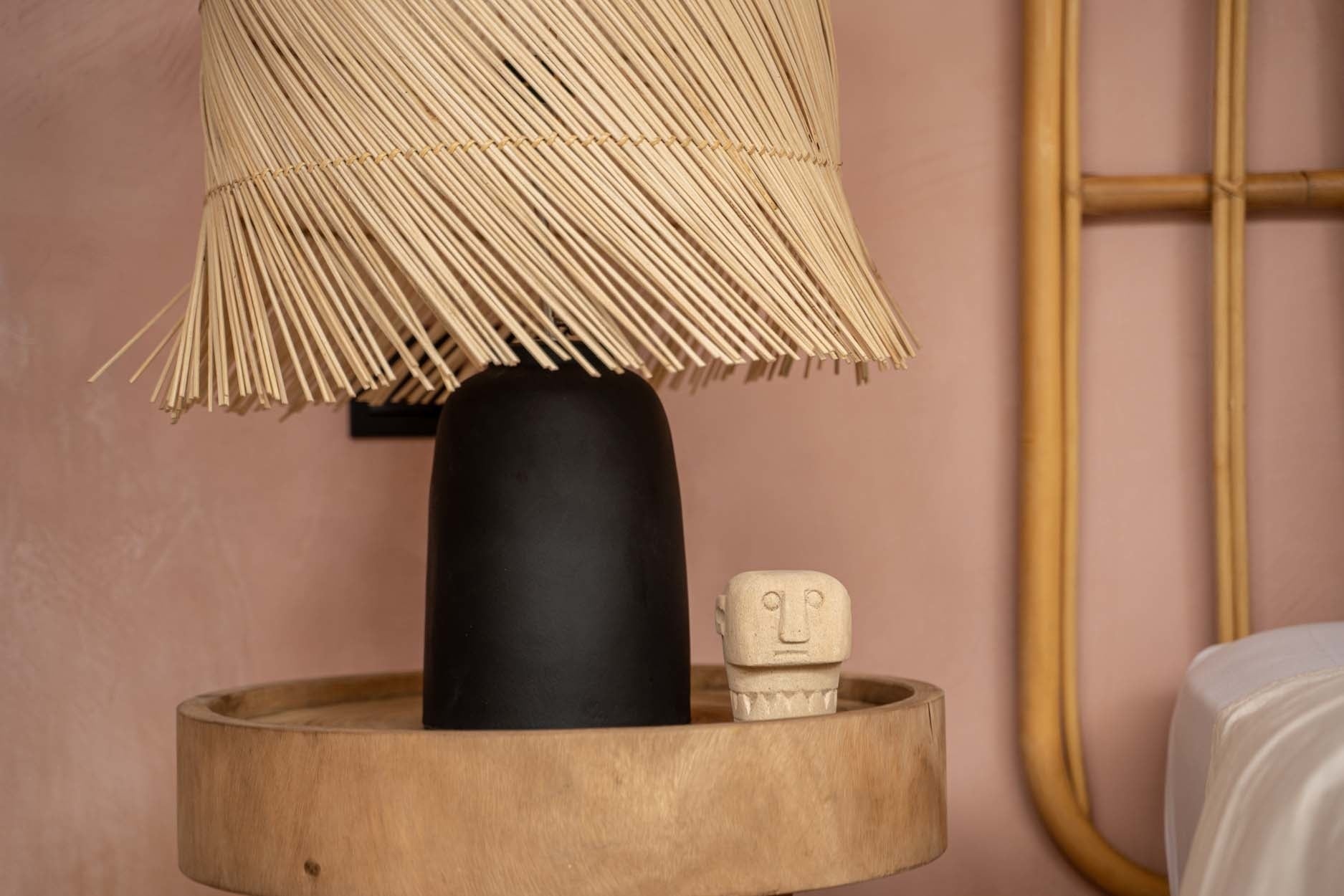 Pandan Bordlampe - Sort Natur