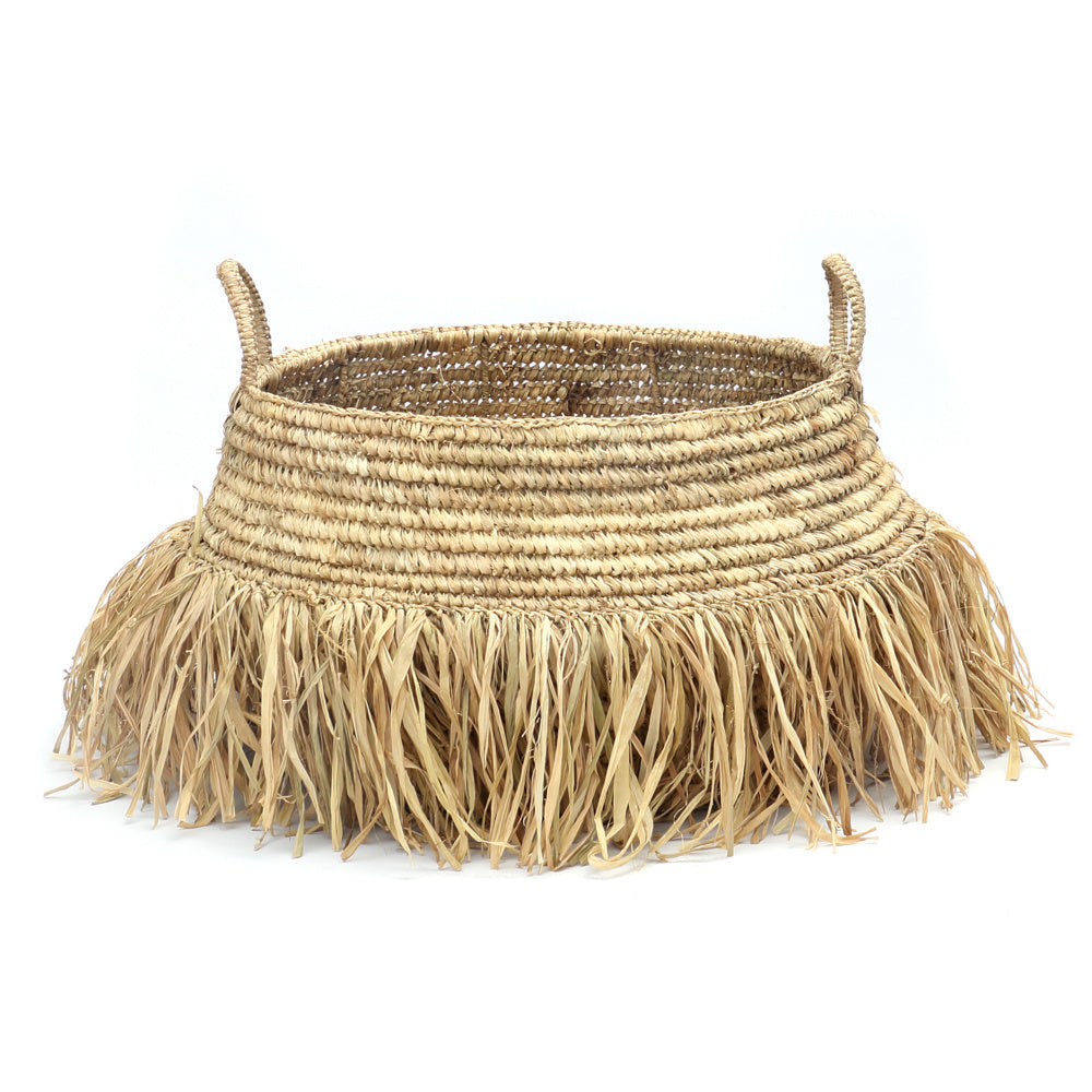 Raffia Deluxe Basket - Natural - Set of 2