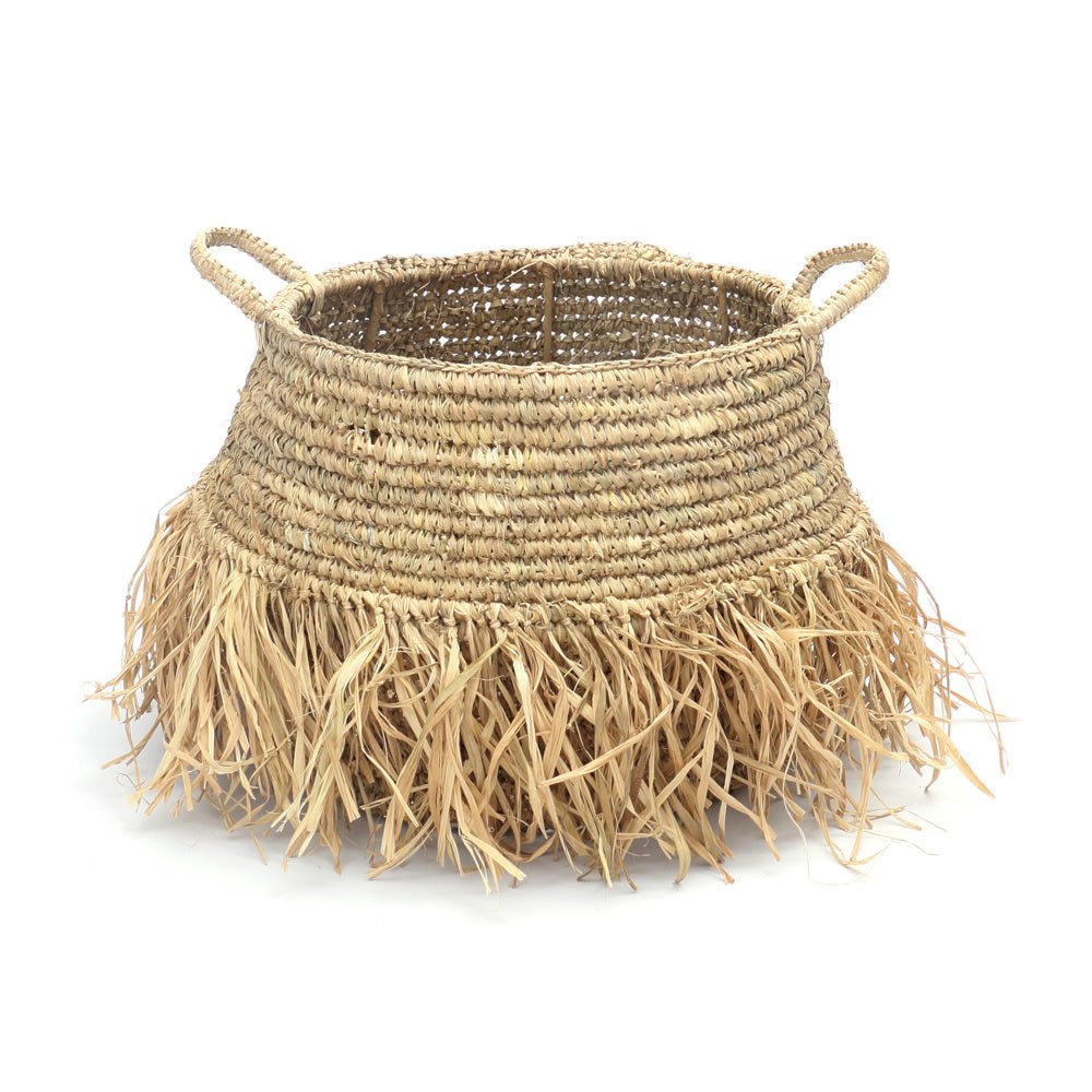 Raffia Deluxe Basket - Natural - Set of 2