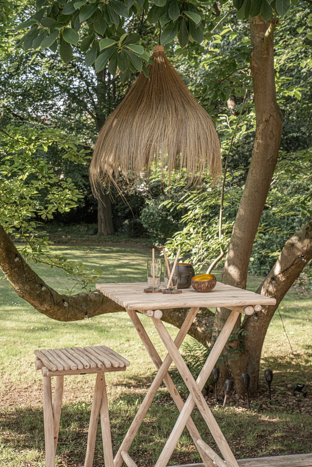 De Rayung Hut Hanglamp - Naturlig - L