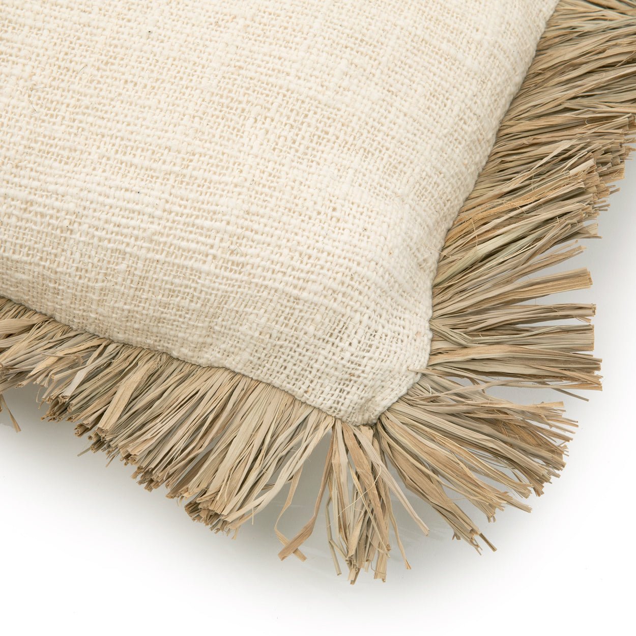 De Saint Tropez Cushion Cover - Natural White - 30x50