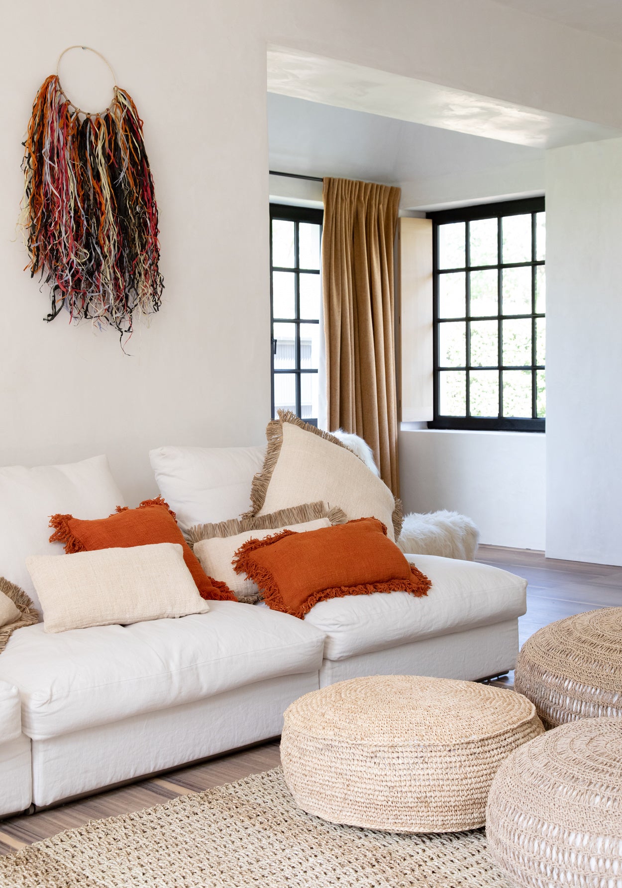 De Saint Tropez Cushion cover - Natural white - 60x60