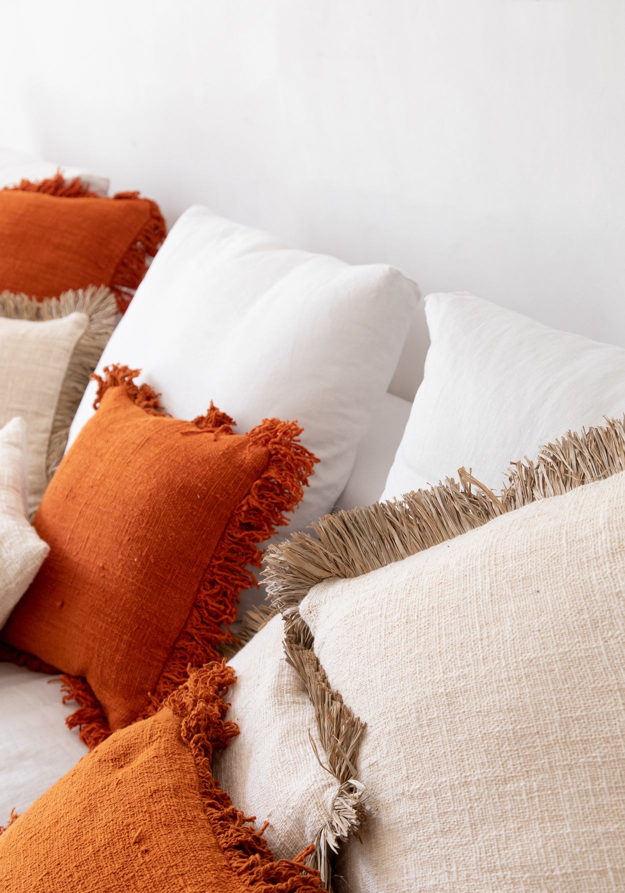 De Saint Tropez Cushion cover - Natural white - 60x60