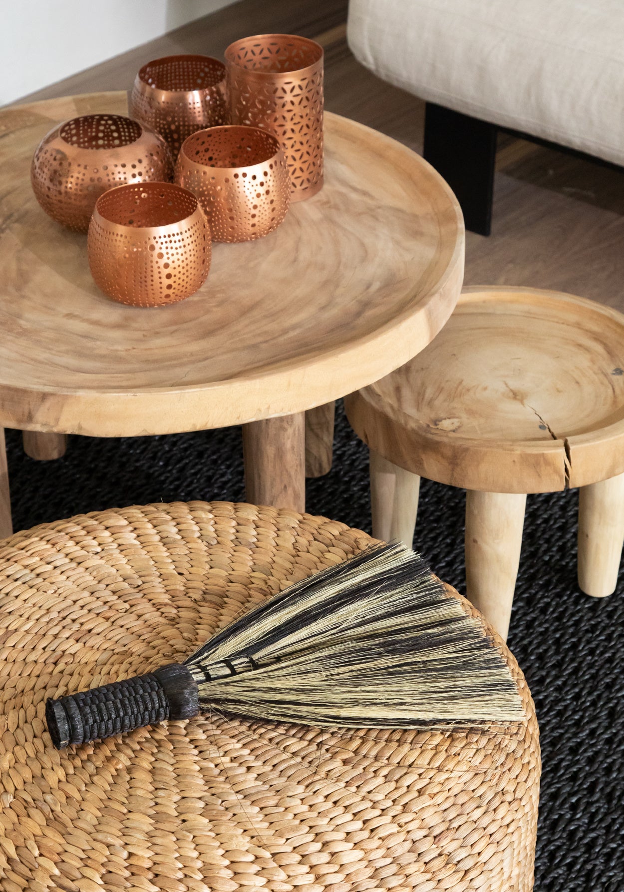 Samanea sidebord - naturligt