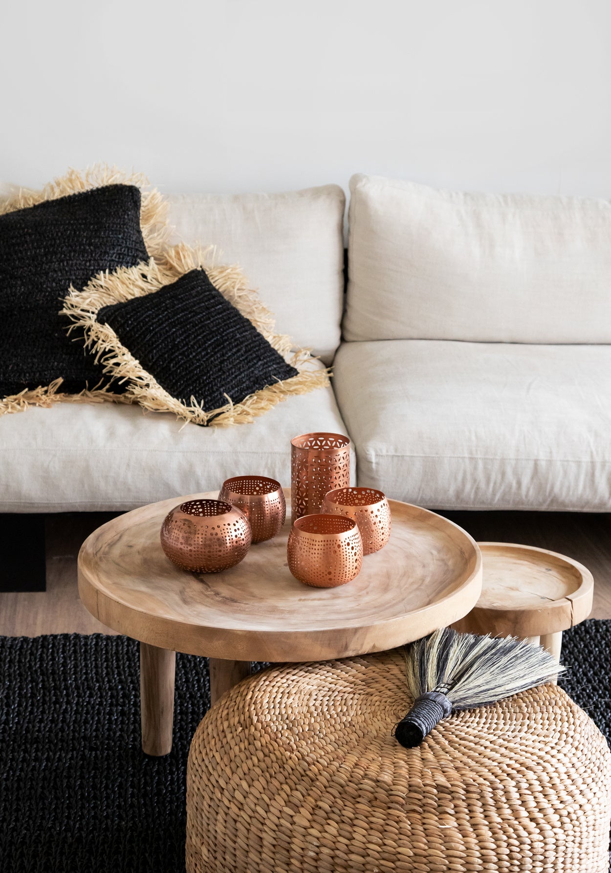 Samanea sidebord - naturligt