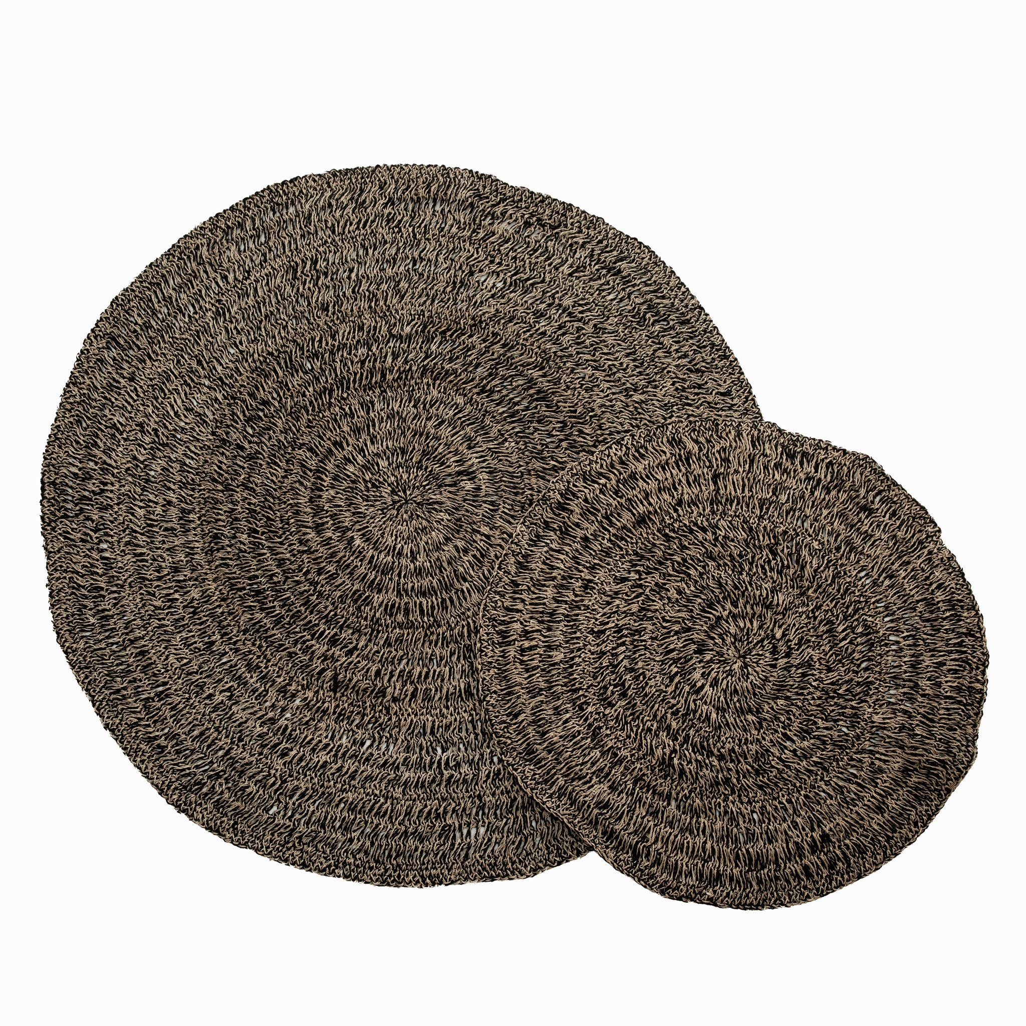Alfombra de hierba marina - Negro natural - 100