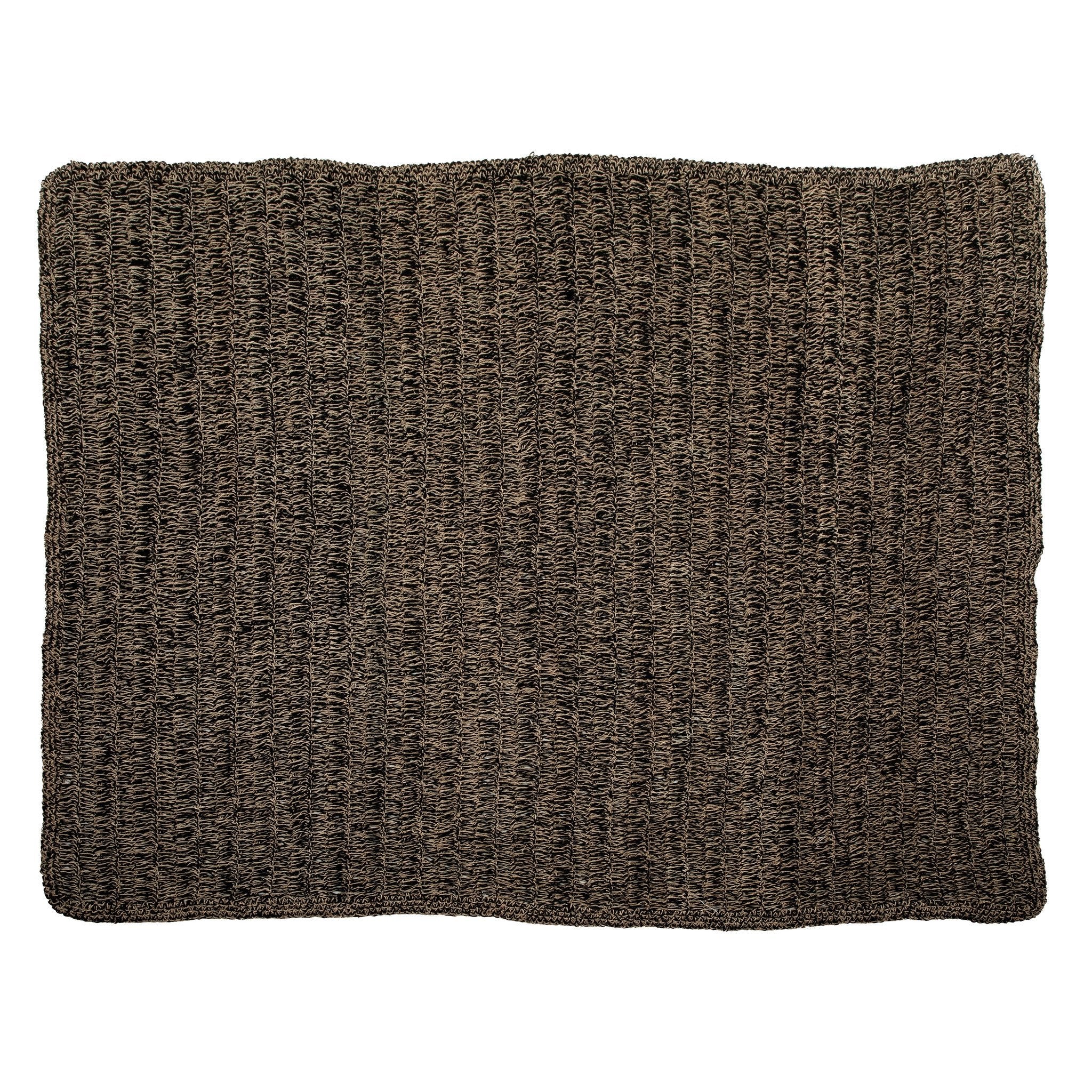 Alfombra de hierba marina - Negro natural - 200x300