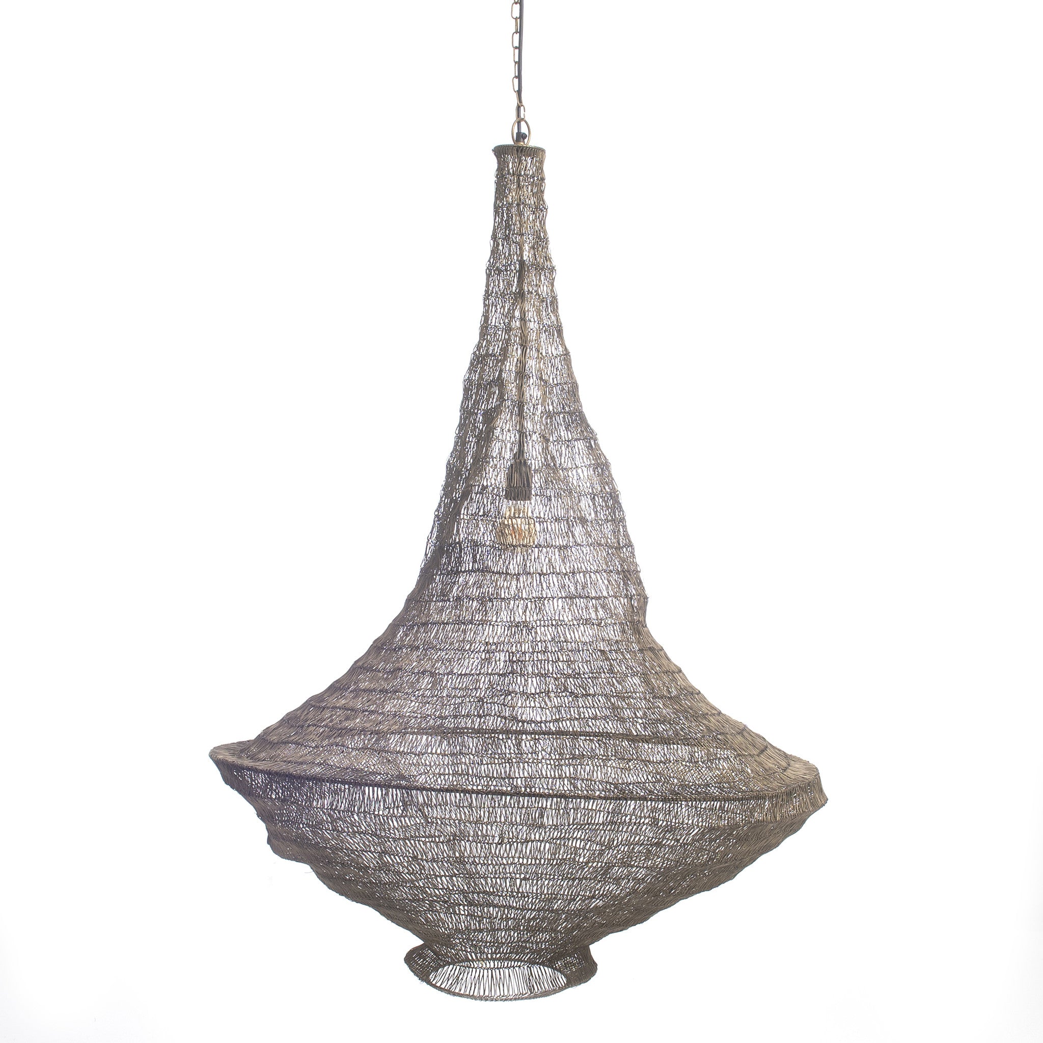 The Swirl Hanging Lamp - Brass - L