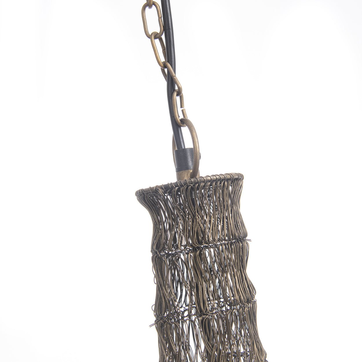 The Swirl Hanging Lamp - Brass - L
