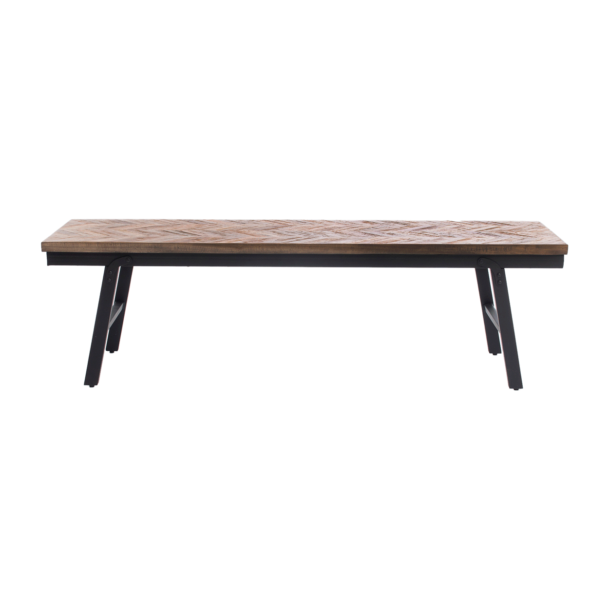 The herringbone bench - Black - 150