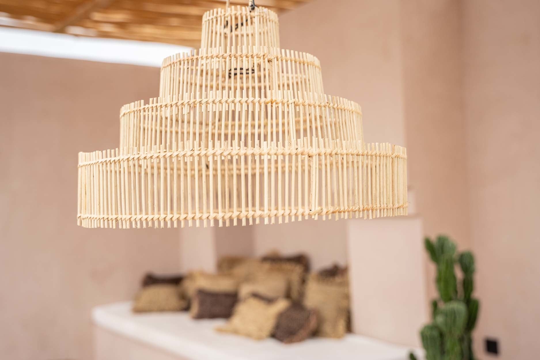 The wedding cake hanging lamp - Natural - M