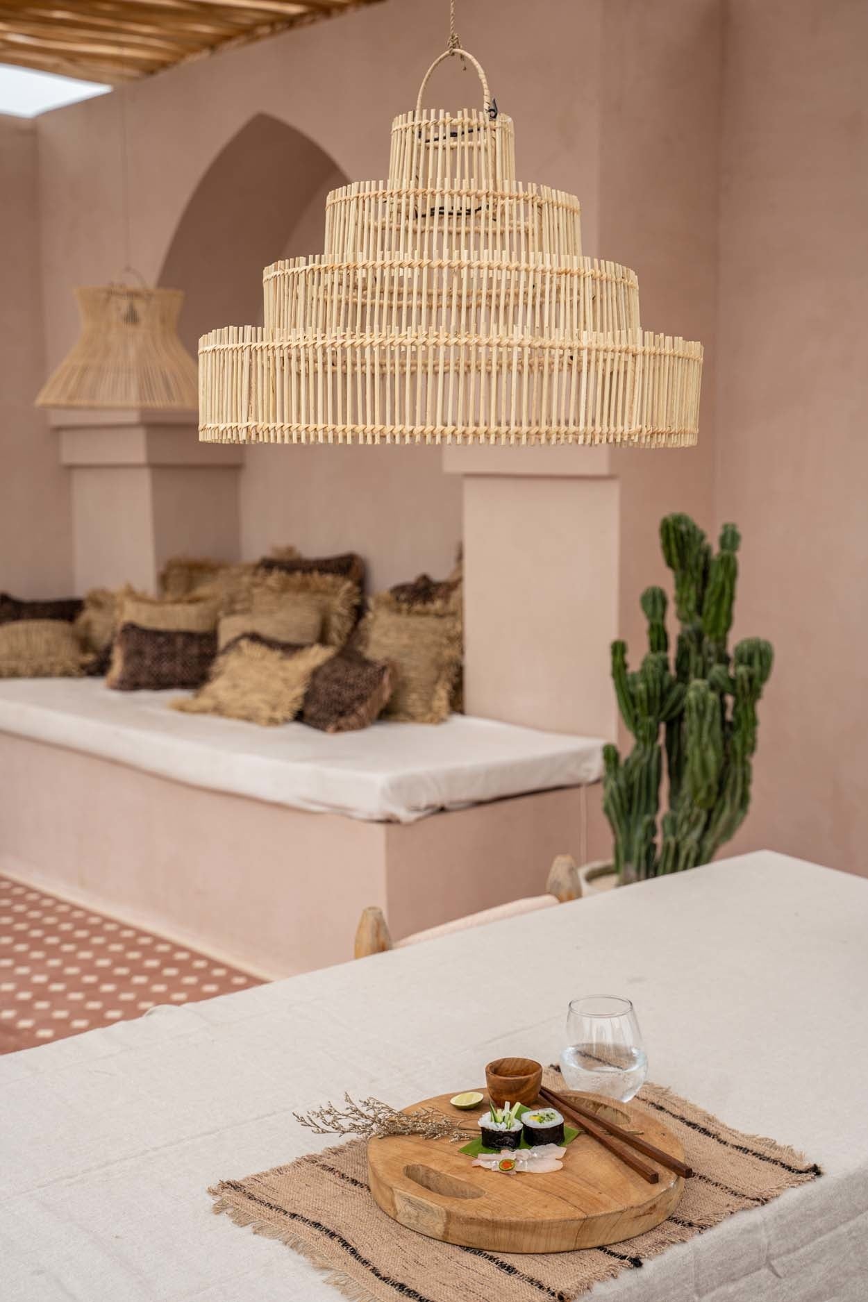 The wedding cake hanging lamp - Natural - M