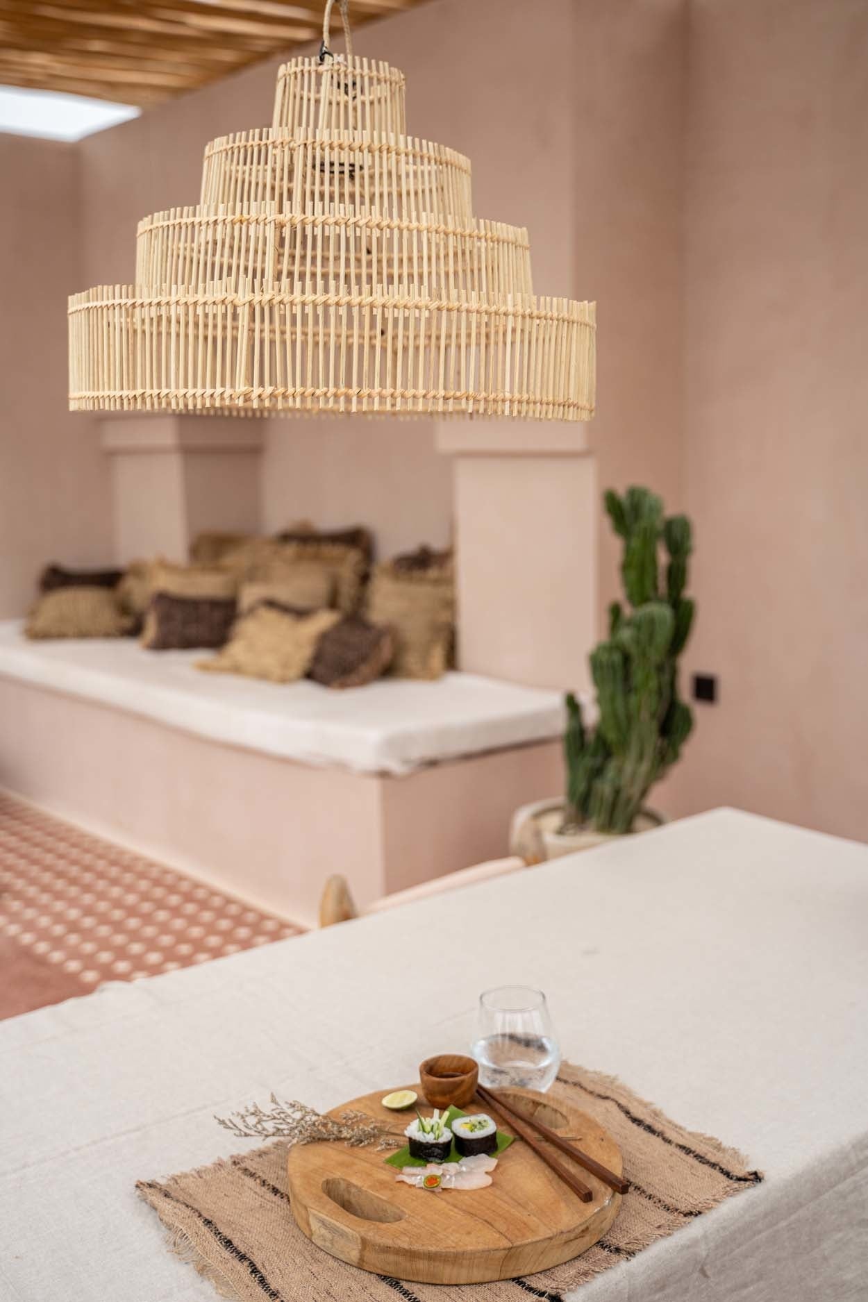 The wedding cake hanging lamp - Natural - M