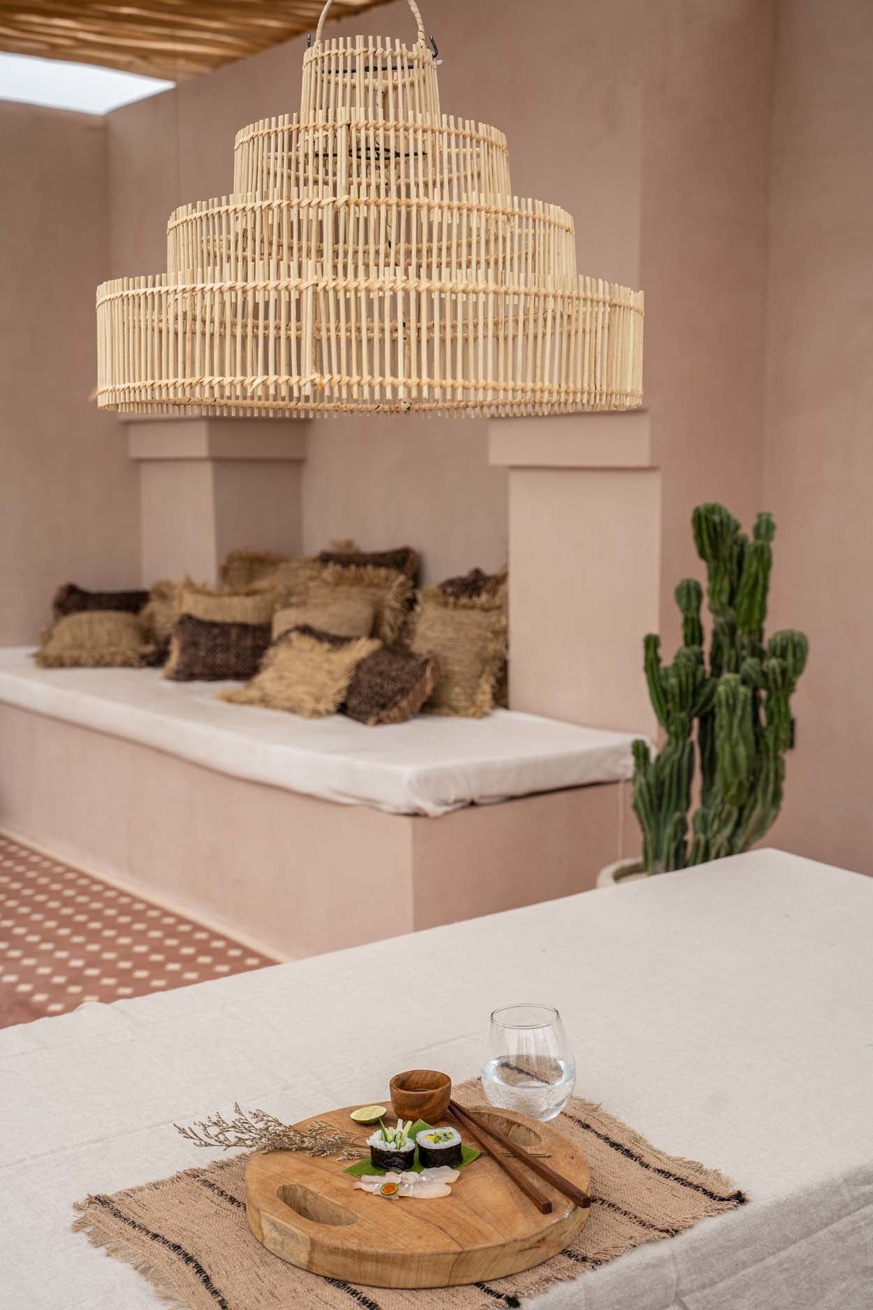 The wedding cake hanging lamp - Natural - M