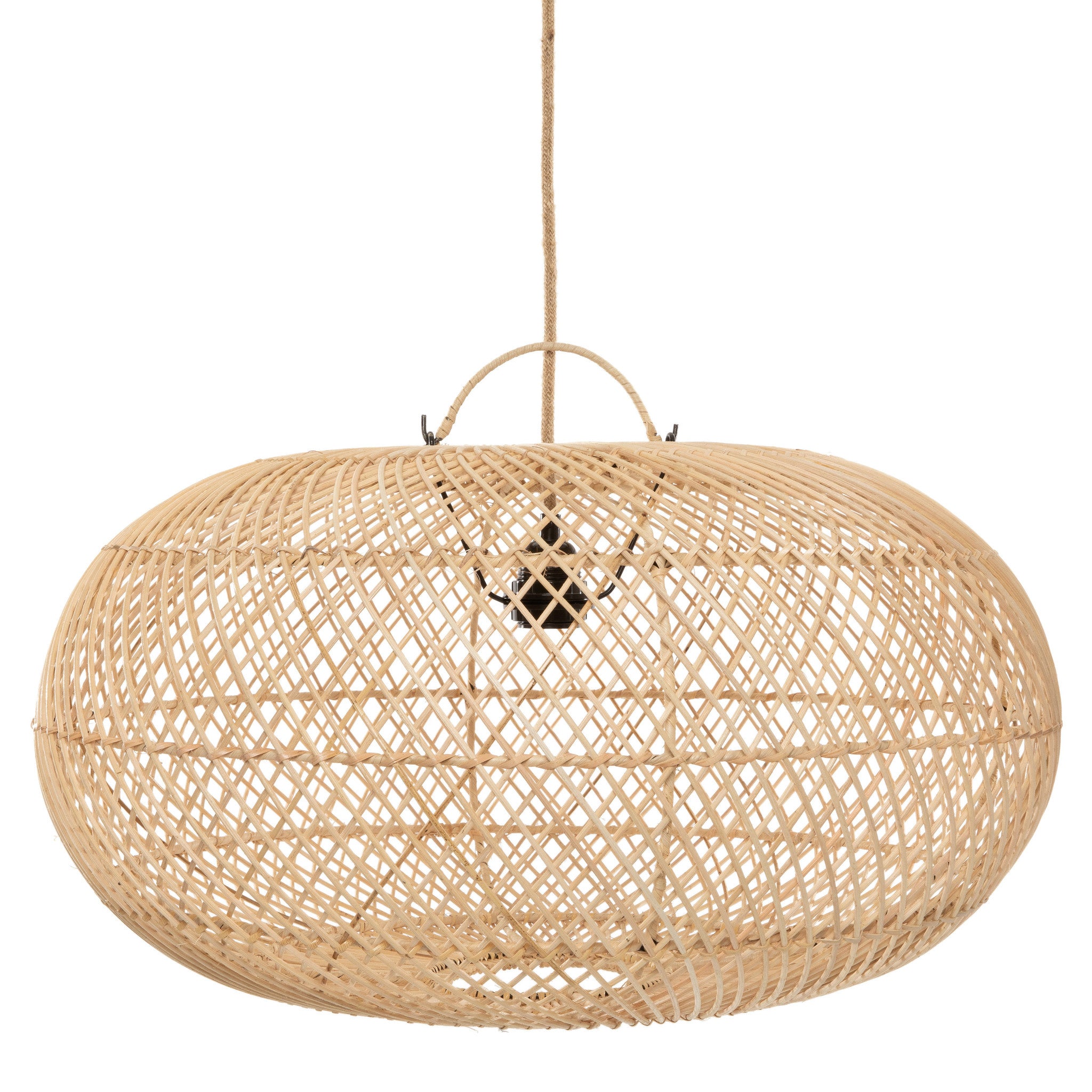 Den helt hængende lampe - Naturlig - L