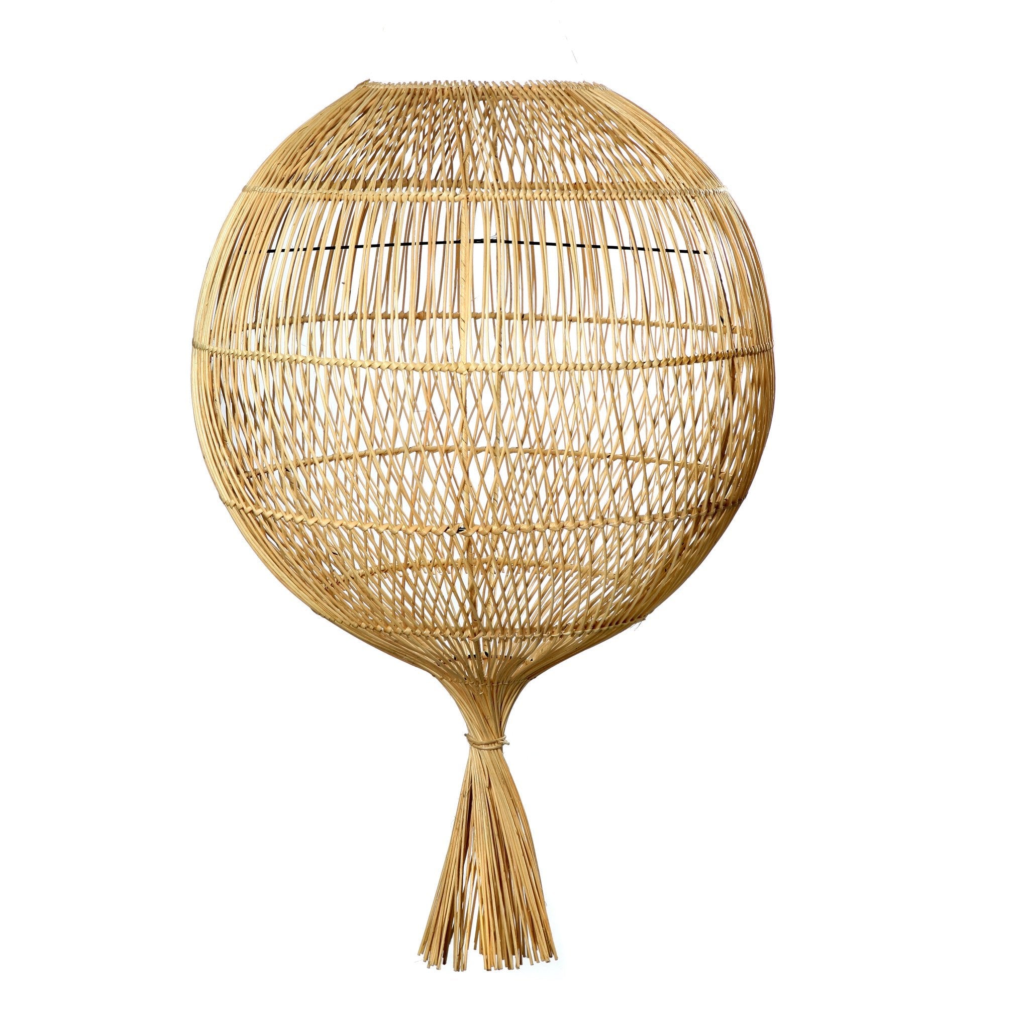 Wonton floor and hanging lamp - natural