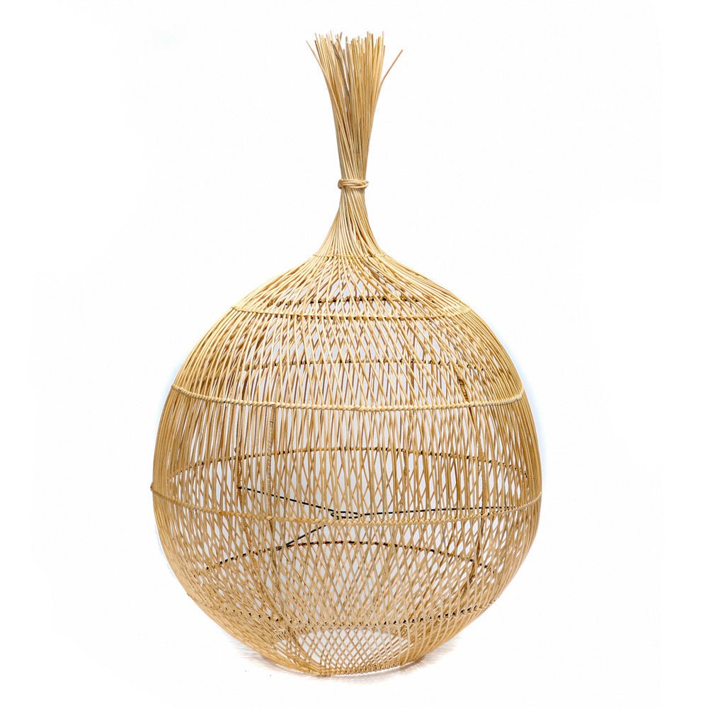 Wonton floor and hanging lamp - natural