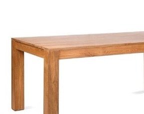 Dining table in recycled teak 300x100x75