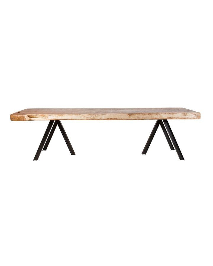 Preciosa mesa de comedor en madera de suar 220 cm