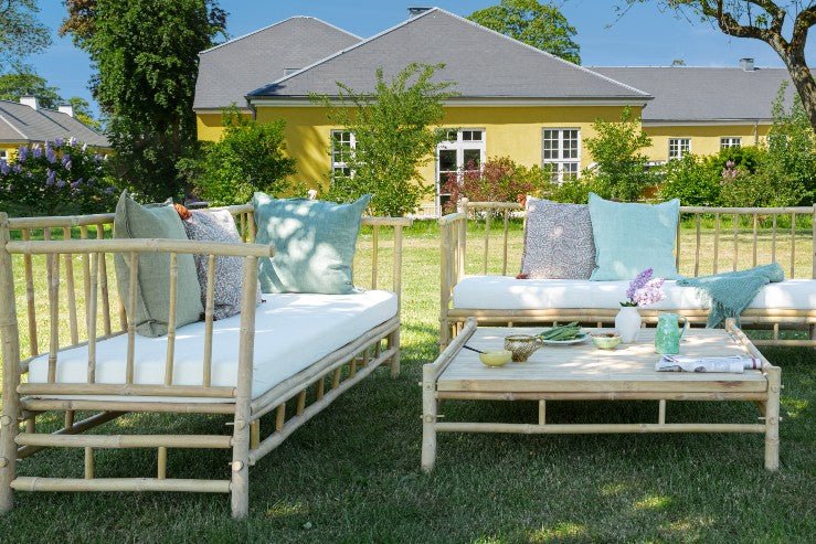 Bamboo Furniture in Garden