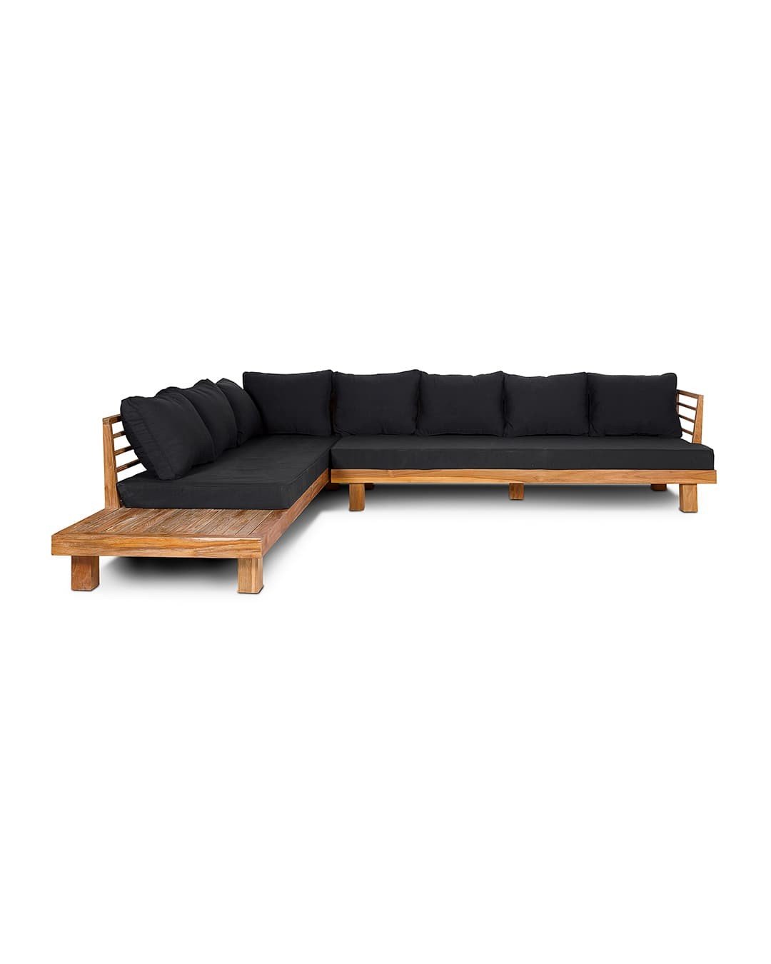 Go big or go Home beautiful corner sofa in teak wood