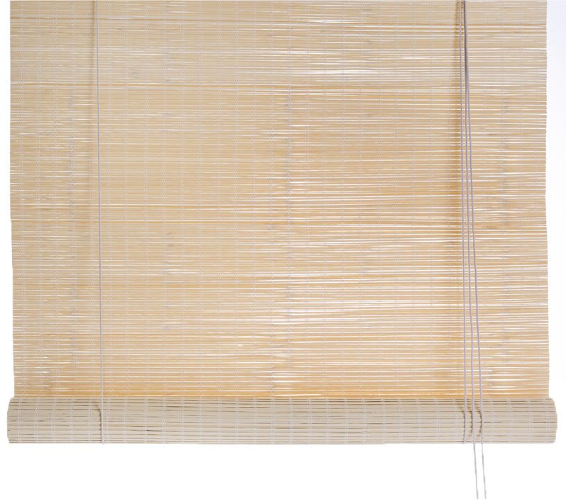 Persianas enrollables de bambú de privacidad ligera