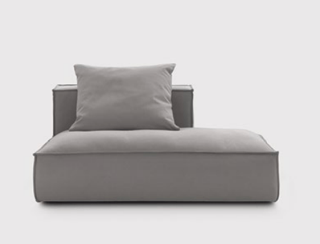 KUBIC modul sofa - stykke med chaiselong (150x110XH70)
