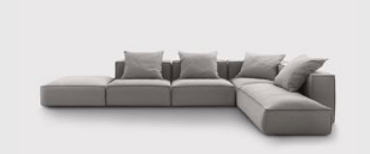 CUBIC modular sofa - pouf (105x110XH45)